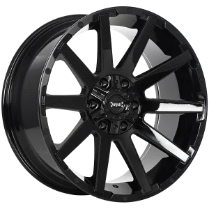 Ruffino HARD – Sinner – Black – 20″x9″ 0mm – All weather Wheels – RUF4820004